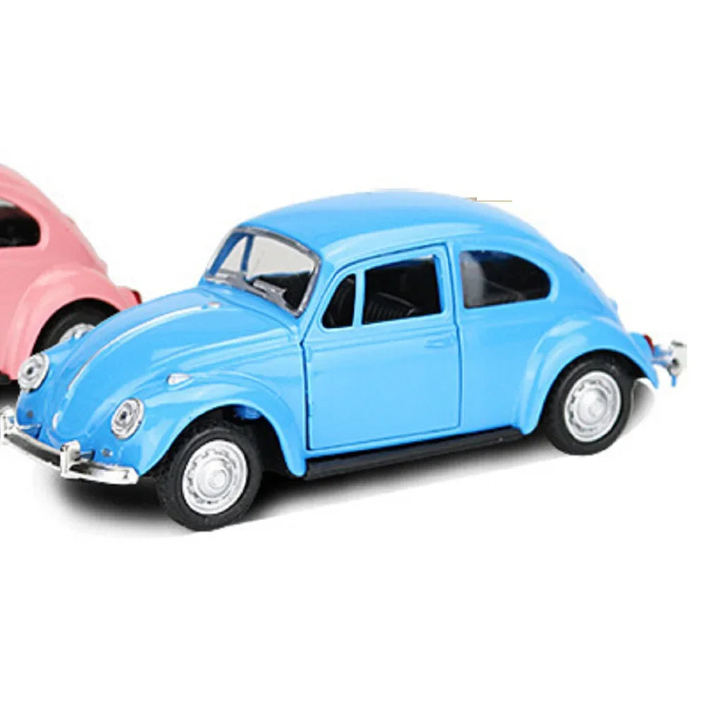 Recién llegado, escarabajo Retro Vintage fundido a presión, modelo de coche extraíble, juguete para niños, decoración de regalo, figuritas bonitas en miniatura