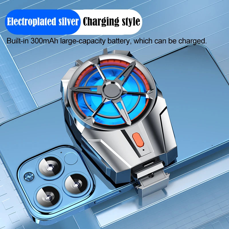 Enfriador de teléfono móvil, ventilador portátil recargable para juegos, Enfriador de teléfono para juegos, accesorios para teléfono móvil Black Shark
