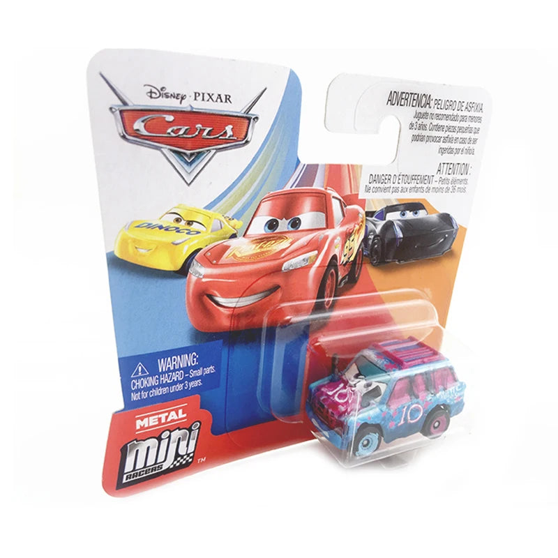 Mini coches originales de Disney Pixar, modelo de coche de juguete de Metal fundido a presión, relámpago McQueen Jackson Storm Curz, vehículos de juego, regalos para niños
