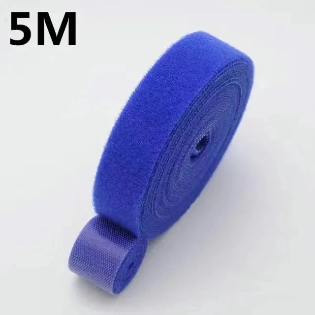 Organizador de Cables de 1/5M, cinta enrolladora de cables para auriculares, Protector de corbatas para iPhone, Xiaomi, Samsung