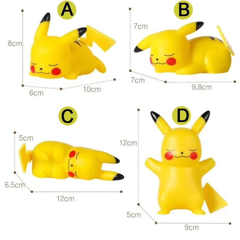 Luz de noche de Pokémon Pikachu, Luz suave de Anime, luz LED para cabecera de dormitorio, decoración de habitación, regalo de juguete para niños de Navidad