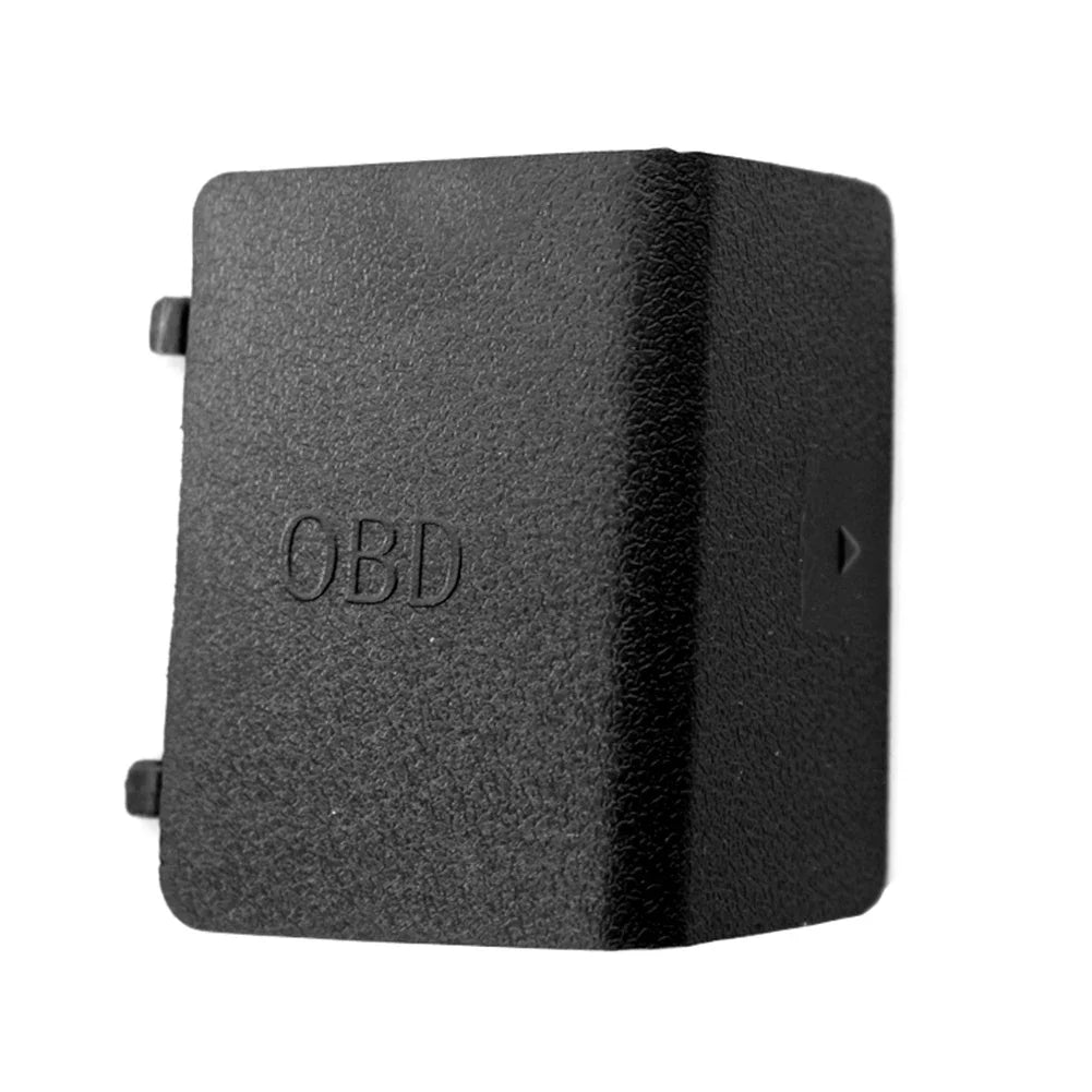 Cubierta de enchufe de diagnóstico OBD, embellecedor de Panel de patada, color negro, para BMW Serie 3, E90, E91, E92, E93, LHD 51437147538