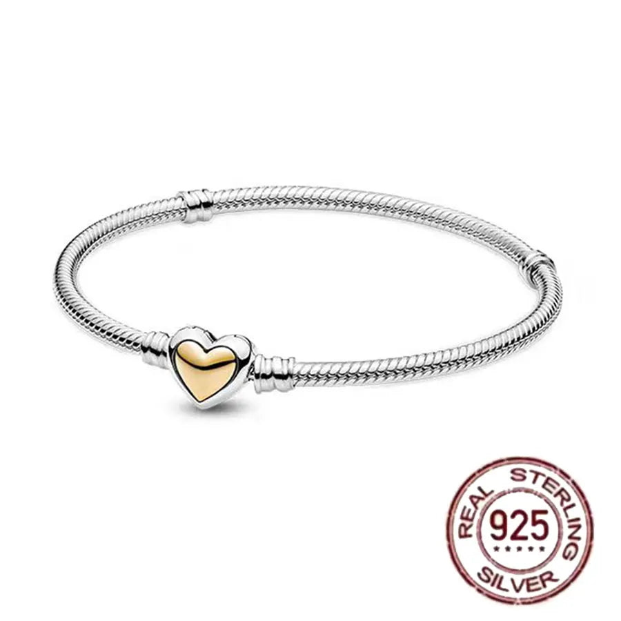 Pulsera de hueso de serpiente de Spider Man de plata de ley 100% S925, adecuada para pulsera Pandora, regalo de joyería de moda para mujer bi