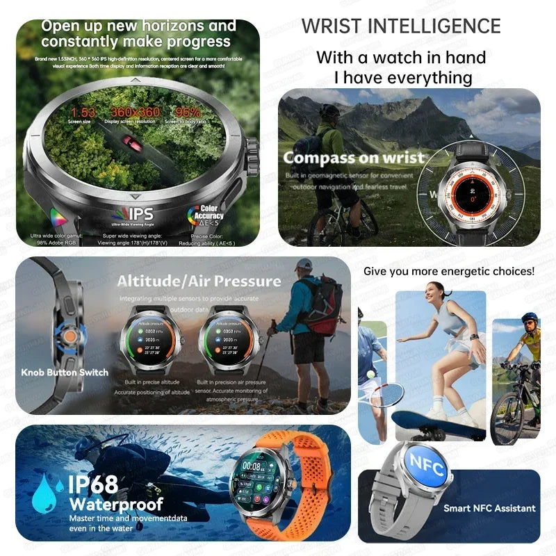 Xiaomi 2025 nuevo reloj inteligente hombres mujeres Smartwatch hombres reloj electrónico para Android IOS Fitness Tracker moda reloj inteligente mujeres