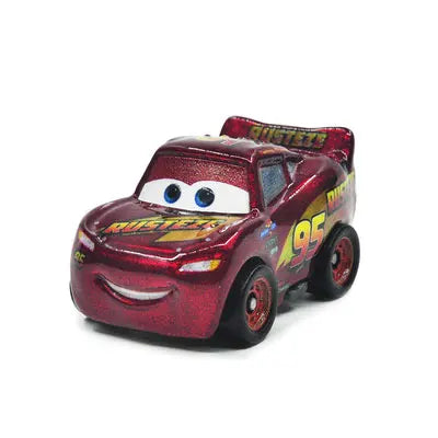 Mini coches originales de Disney Pixar, modelo de coche de juguete de Metal fundido a presión, relámpago McQueen Jackson Storm Curz, vehículos de juego, regalos para niños