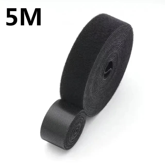 Organizador de Cables de 1/5M, cinta enrolladora de cables para auriculares, Protector de corbatas para iPhone, Xiaomi, Samsung