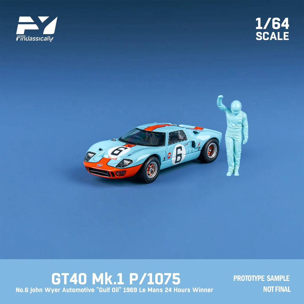 Findclassically FY 1:64 GT40 MK II GULF Color Diecast Model Car