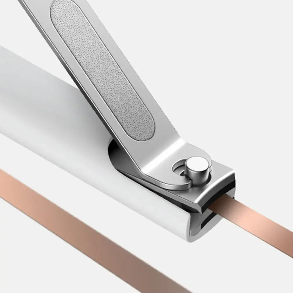 Cortauñas de acero inoxidable Xiaomi Mijia con cubierta antisalpicaduras, cortaúñas para el cuidado de pedicura, lima profesional
