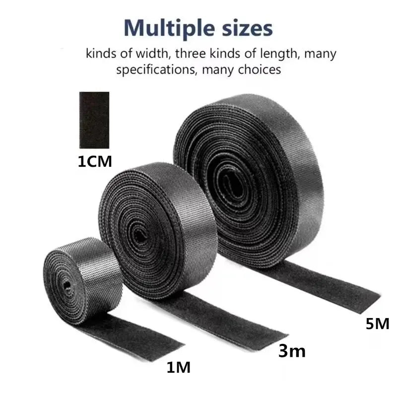 Organizador de Cables de 1/5M, cinta enrolladora de cables para auriculares, Protector de corbatas para iPhone, Xiaomi, Samsung
