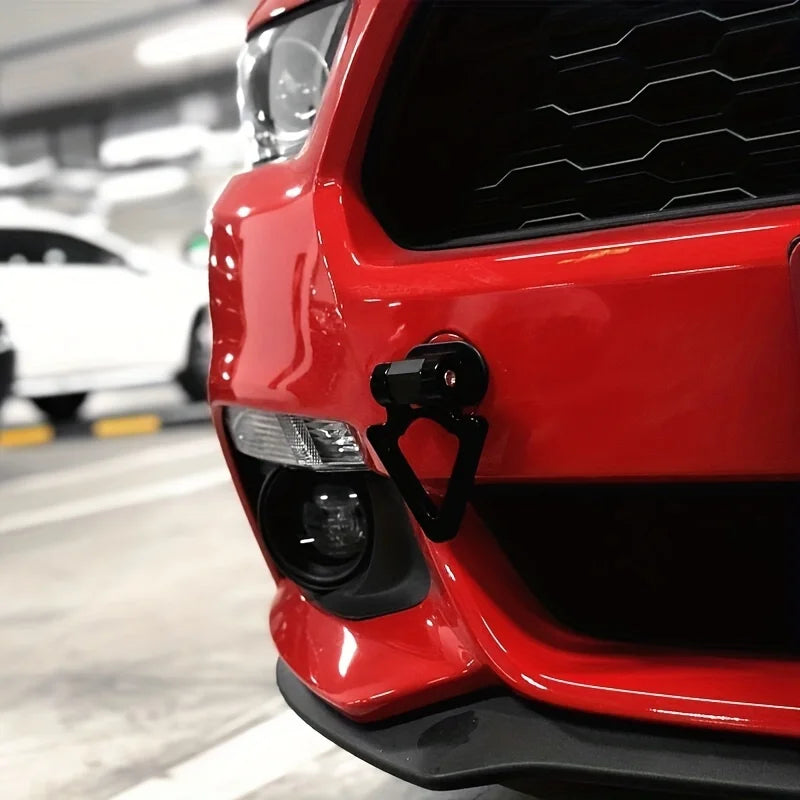 Gancho de remolque triangular para coche, gancho de remolque automático con personalidad, 1 ud.