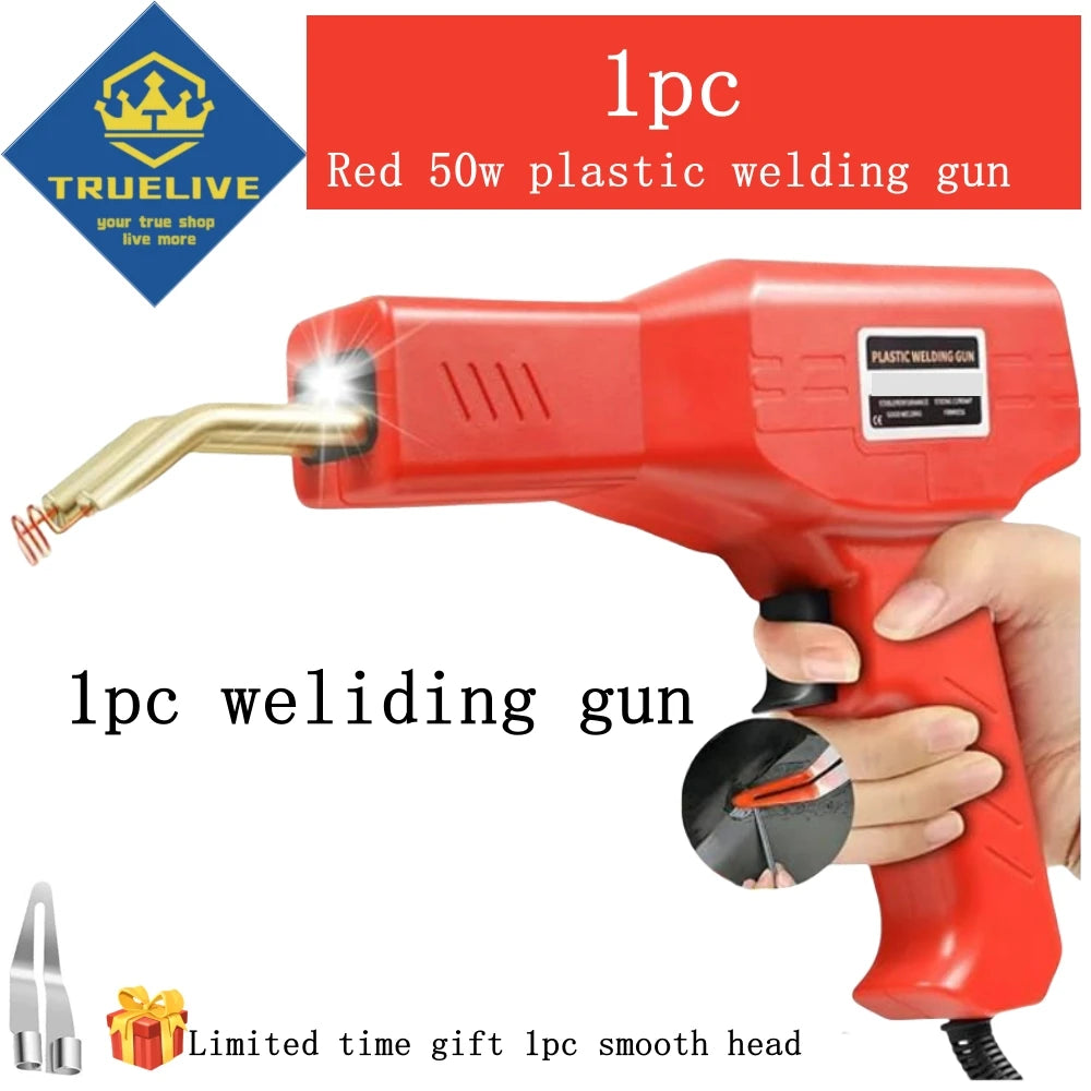3000/1200/200 Uds grapadora caliente máquina de soldadura de plástico Kit de reparación de parachoques de coche reparaciones de plástico PVC grapadora caliente grapas pistola de soldar