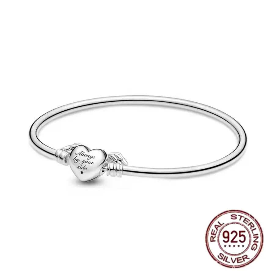 Pulsera de hueso de serpiente de Spider Man de plata de ley 100% S925, adecuada para pulsera Pandora, regalo de joyería de moda para mujer bi