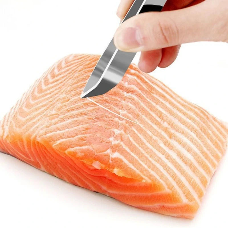Pinzas de hueso de pescado de acero inoxidable 430, pinzas extractoras, pinzas para desplumar huesos de pescado, utensilios de cocina, 1 Uds.