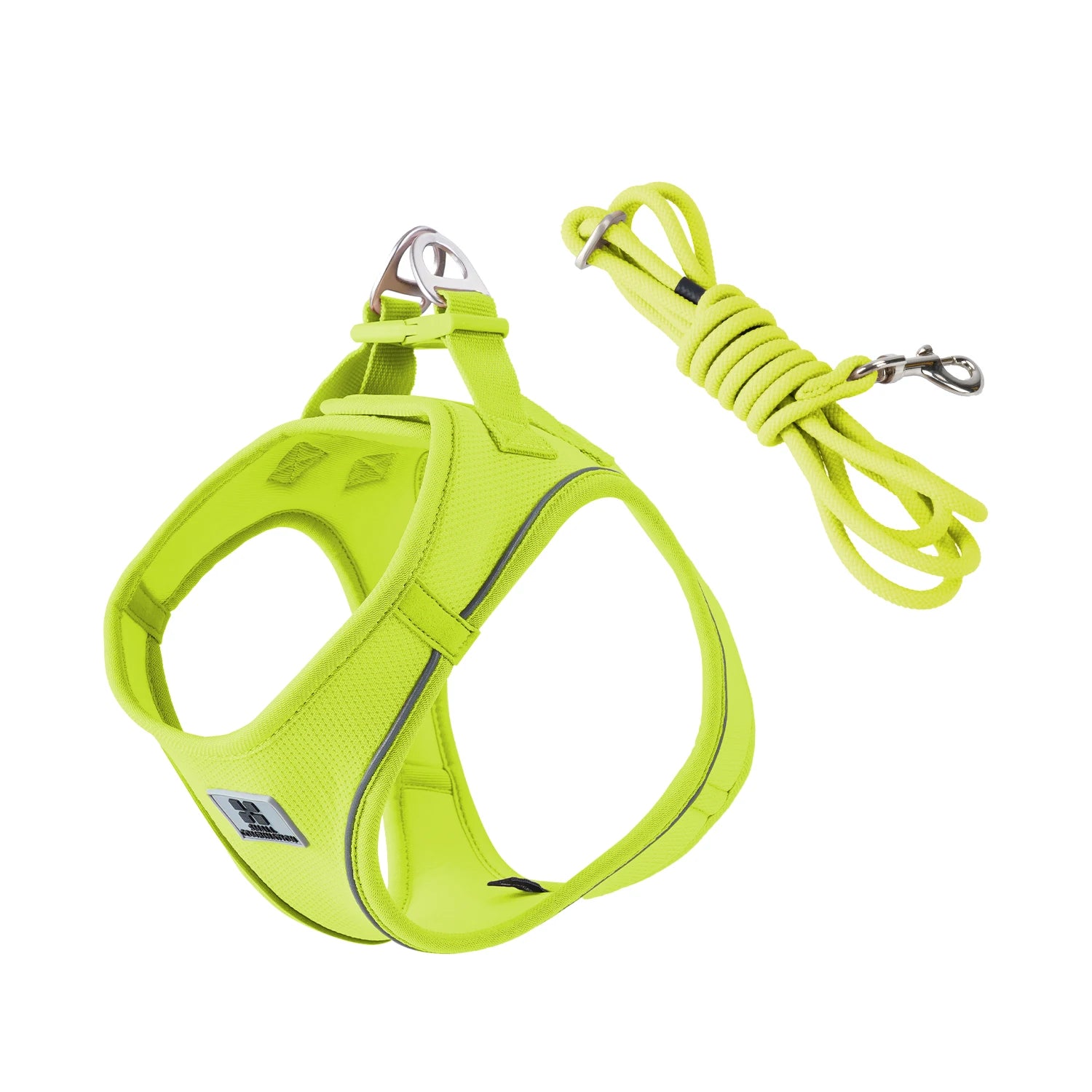 Juego de correas y arnés para perros pequeños y medianos, arnés reflectante ajustable para cachorros y gatos, chaleco para mascotas, Chihuahua, Yorkies, caminar al aire libre