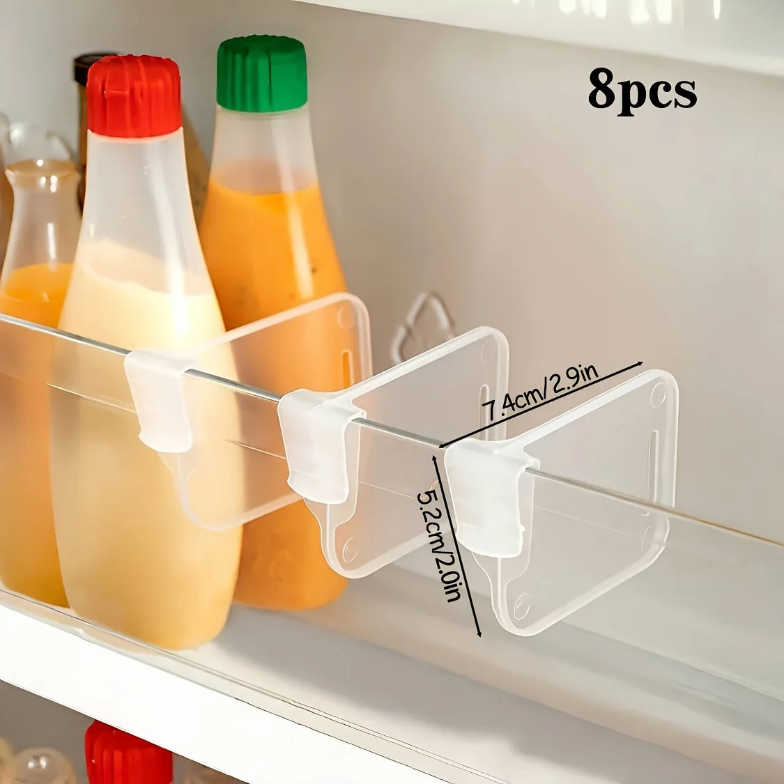 Tablero de partición de almacenamiento para refrigerador doméstico, divisor de refrigerador ajustable, separadores de almacenamiento, organizador de estante para latas de botellas de cocina