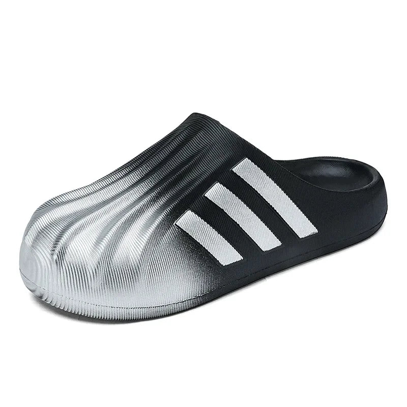 Zapatos sin cordones con cabeza de concha para hombre, zapatillas de verano a la moda para deportes al aire libre, Tanga de coco para parejas, Zapatillas de casa de Material EVA