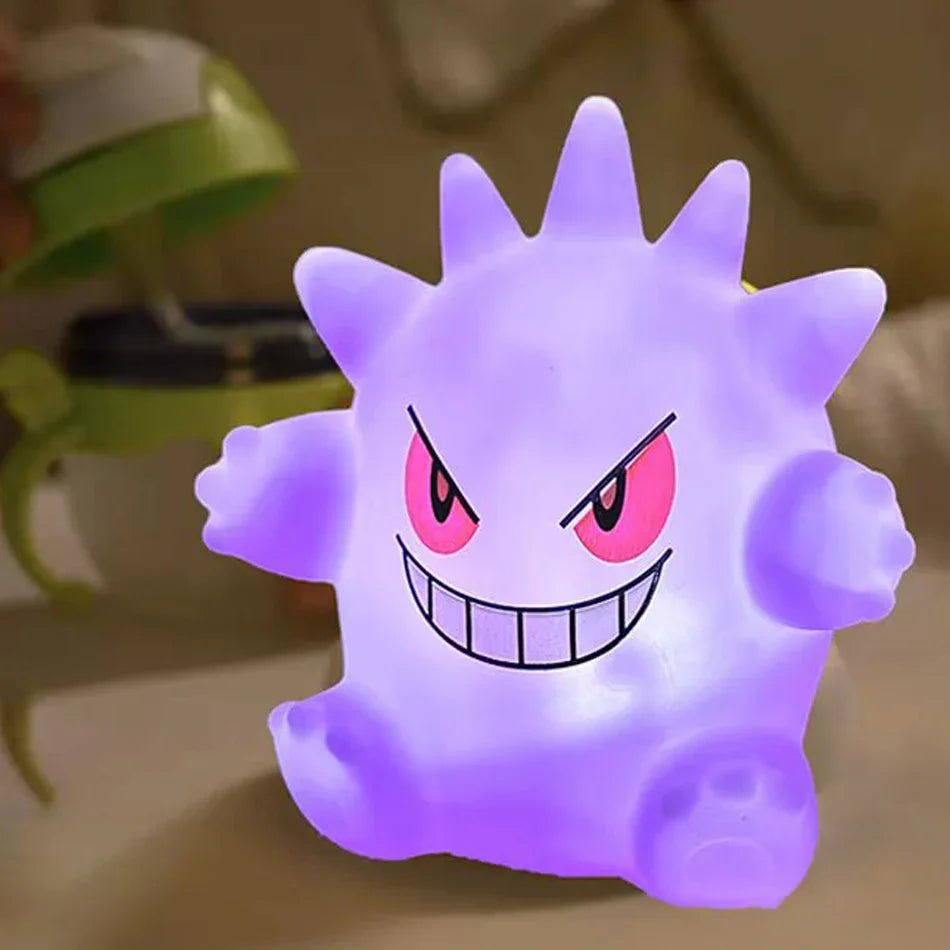Luz de noche de Pokémon Pikachu, Luz suave de Anime, luz LED para cabecera de dormitorio, decoración de habitación, regalo de juguete para niños de Navidad