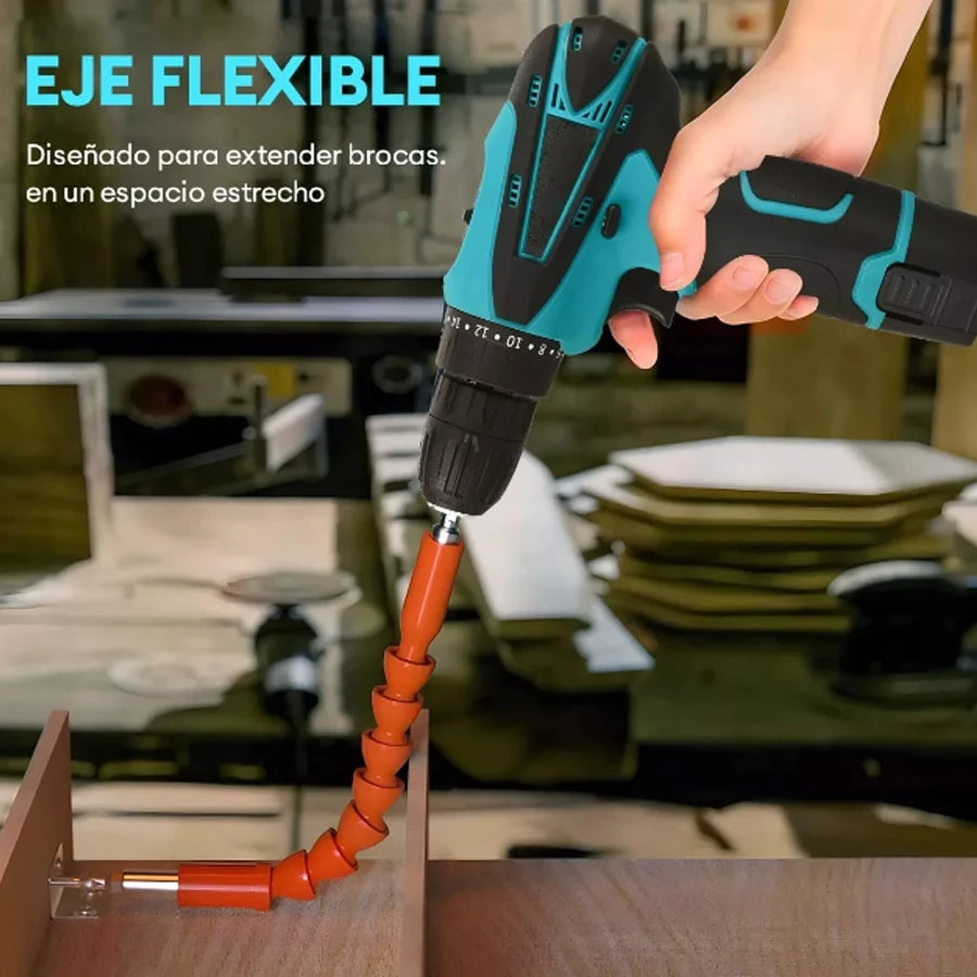 Wireless Drill Tool Kit for Home Repair, Suitable for DIY and Woodworking, Multifunctional Repair Tool Box Sold by
