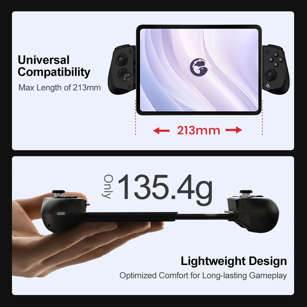 Controlador de juegos móvil Gamesir X5 Lite para palos de efecto Hall de IOS y Android tipo C