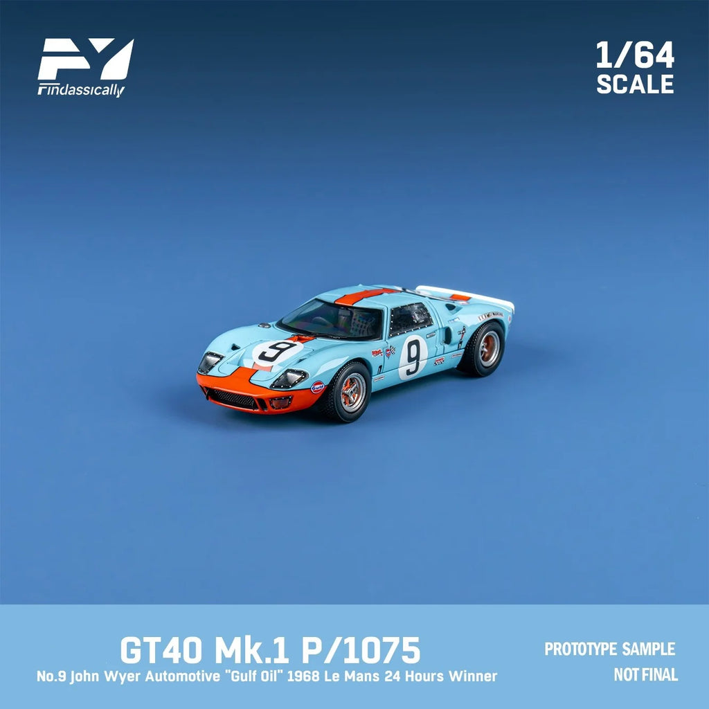 Findclassically FY 1:64 GT40 MK II GULF Color Diecast Model Car