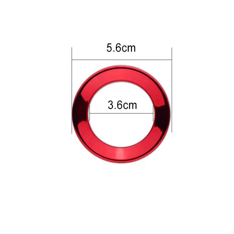 Embellecedor de volante de coche, pegatina de cubierta de lentejuelas circulares para Volkswagen VW TOURAN GTI PASSAT POLO, accesorios para automóviles