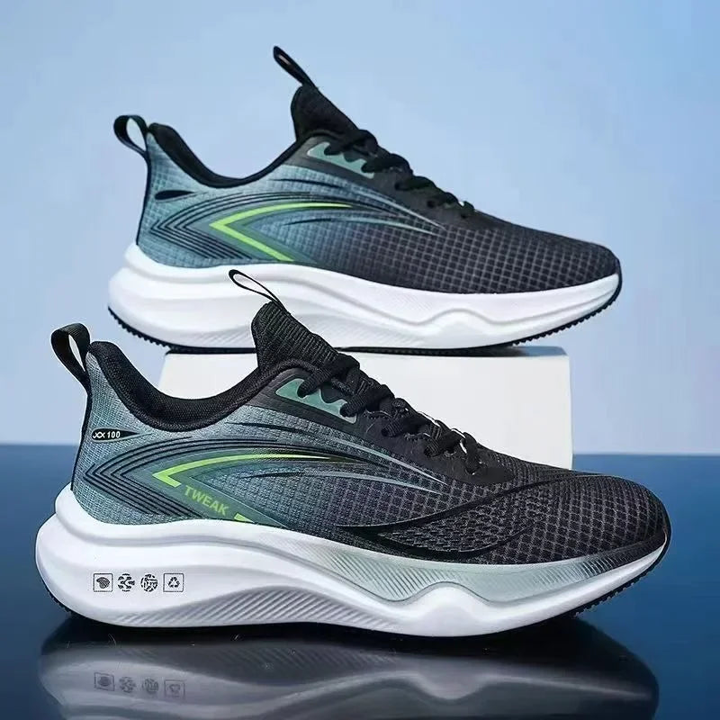 Nuevos zapatos para correr, Tenis masculinos de verano, nuevo prueba de Fitness, estudiantes de secundaria, zapatillas con amortiguación de rebote, zapatos para hombre