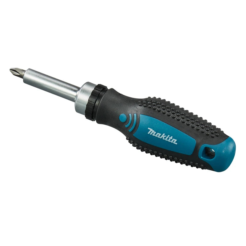 Makita D-58833 Punta de destornillador magnético de trinquete reemplazable positiva negativa antideslizante multifuncional herramientas manuales fáciles de llevar