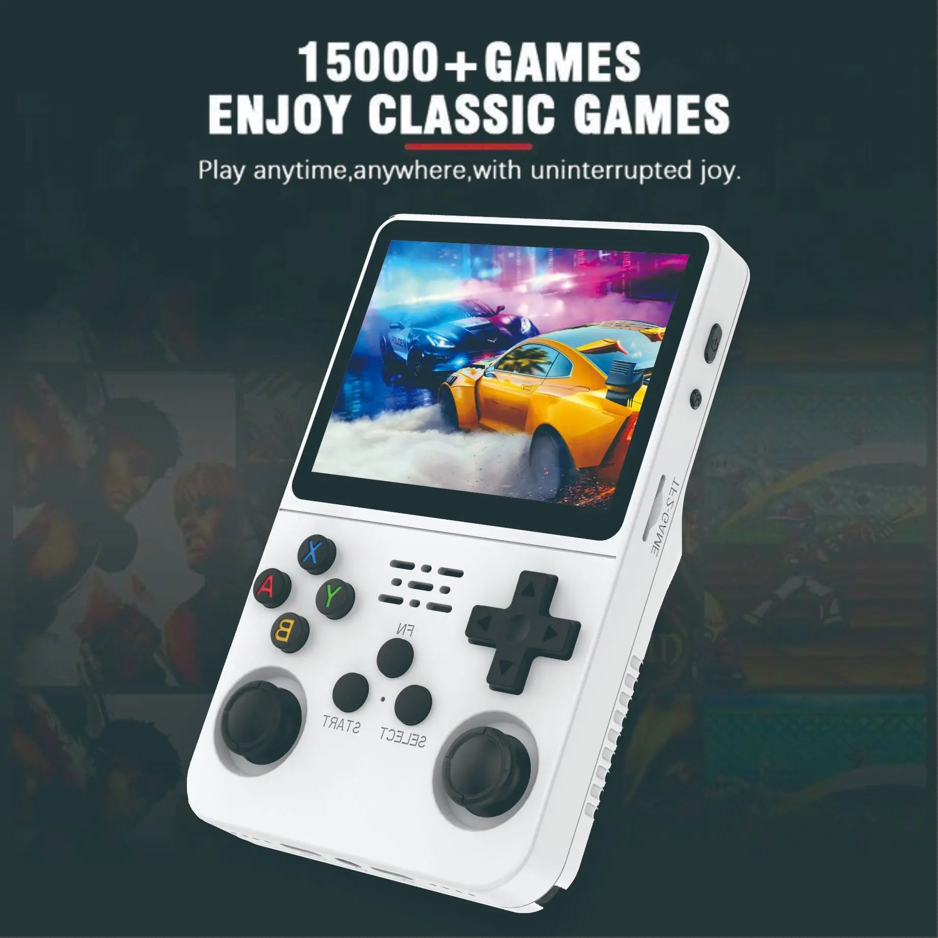 Consola de videojuegos portátil Retro R36S, pantalla IPS de 3,5 pulgadas, 128GB, reproductor de bolsillo portátil precargado con sistema Linux