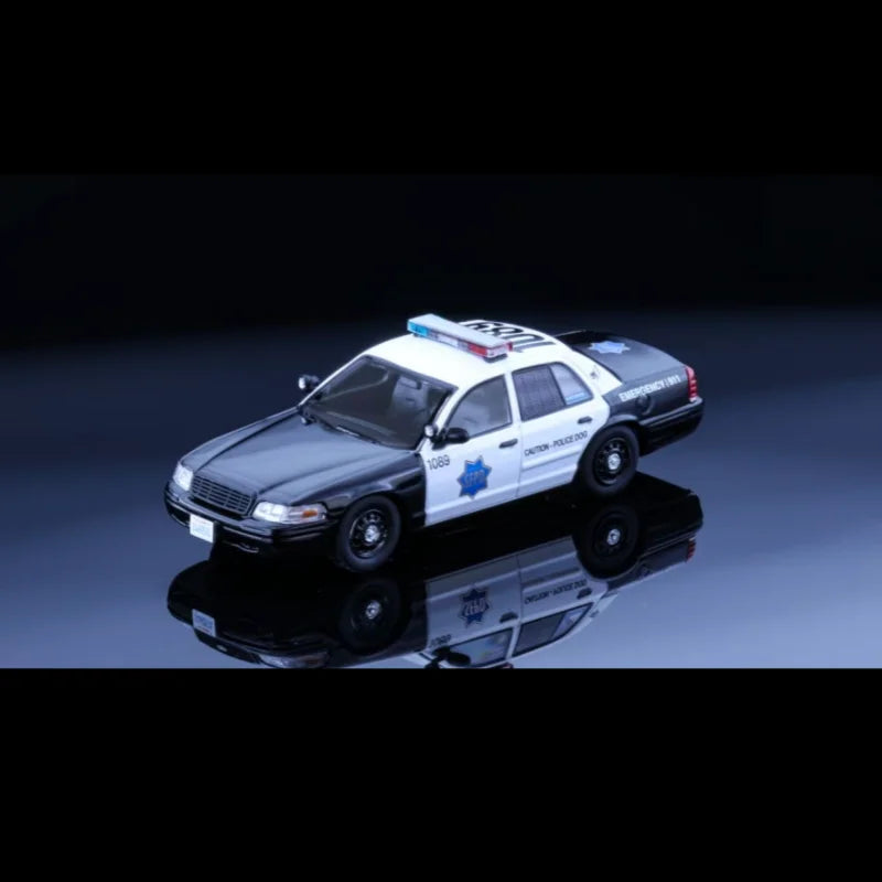 Rollin 1/64 Victoria Crown San Francisco División de tráfico Modelo de aleación pintada