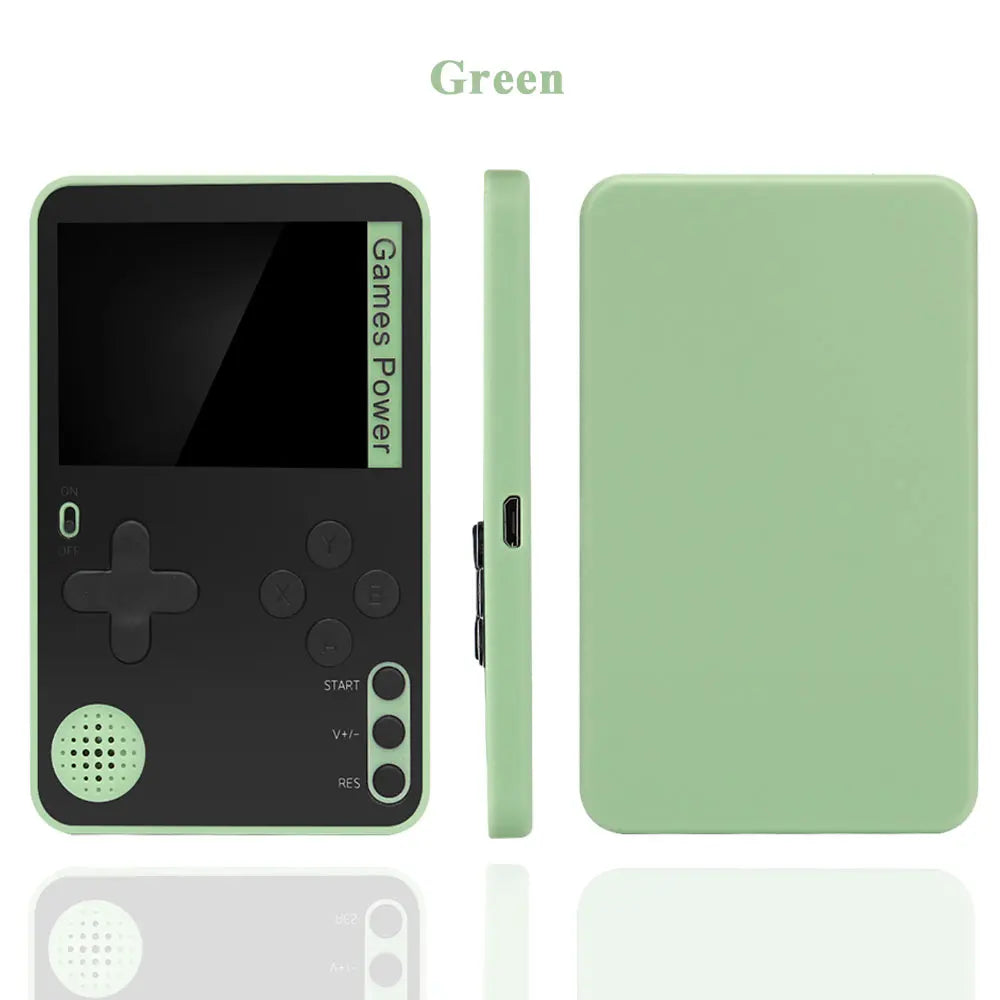 Consola de juegos portátil 500 juegos clásicos LCD portátil Retro Video Mini consola de juegos recargable gran regalo para niños y adultos