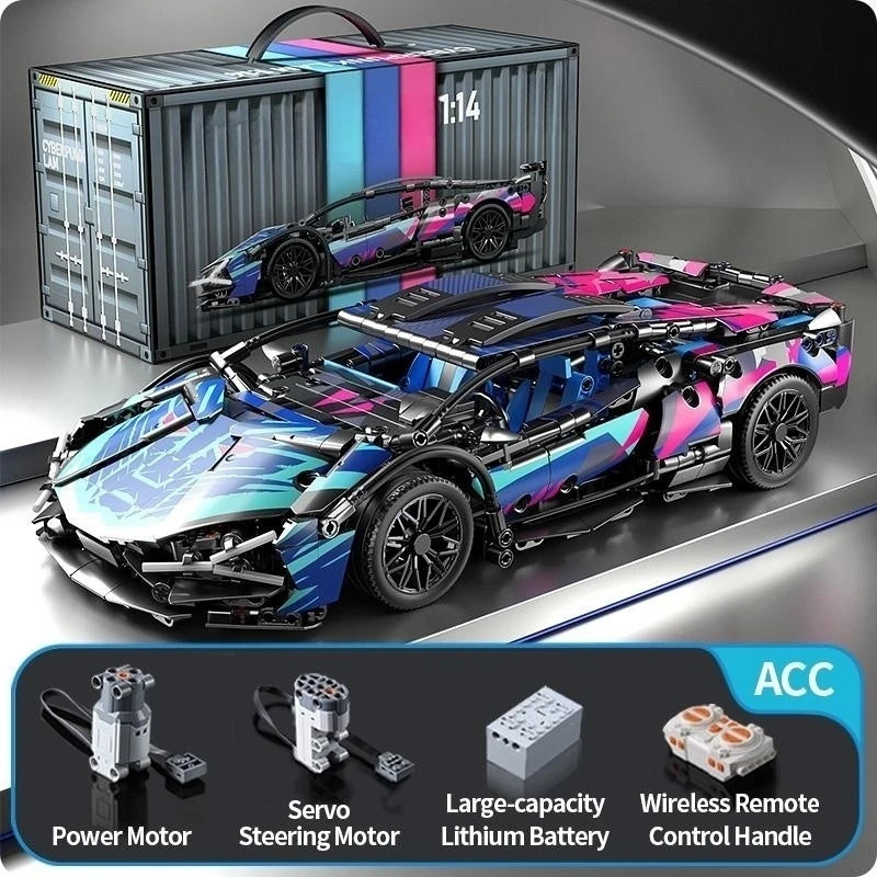 ToylinX bloques de construcción técnicos coche de carreras deporte vehículo de velocidad modelo ciudad mecánica Super ladrillos rompecabezas juguetes regalo para adultos