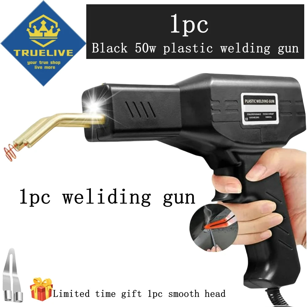 3000/1200/200 Uds grapadora caliente máquina de soldadura de plástico Kit de reparación de parachoques de coche reparaciones de plástico PVC grapadora caliente grapas pistola de soldar