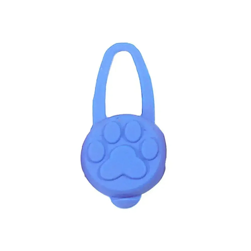 1 unidad de linterna LED nocturna para perro, Collar para perro y gato, colgante brillante, Collar de seguridad para mascotas, collares luminosos de decoración