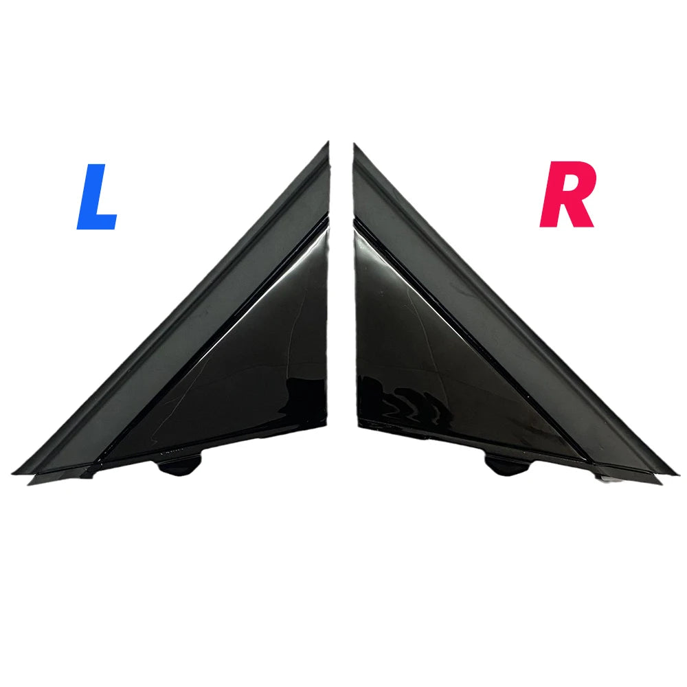 Cubierta de placa triangular de espejo de puerta moldeada para FIAT 500 2012-2019 cubierta de bandera ventana delantera triángulo de pilar A 1SH17KX7AA 1SH16KX7AA