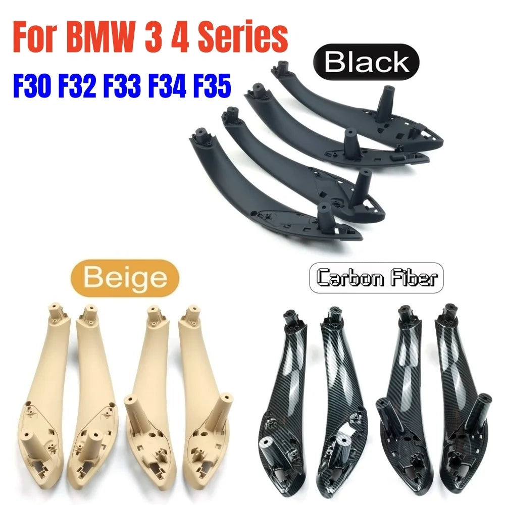 Para BMW Serie 3 F30 F80 F31 F32 F33 F34 F35 F36 2013-18 tirador de puerta Interior Panel interior con cubierta embellecedora accesorios de coche