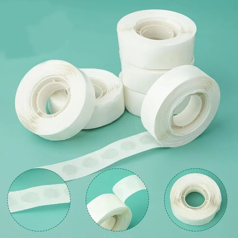 Cinta adhesiva transparente de doble cara, pegamento para globos, adhesivo de puntos, globos para fiesta de boda y cumpleaños, pegatina de pegamento, soporte para fotos, arco