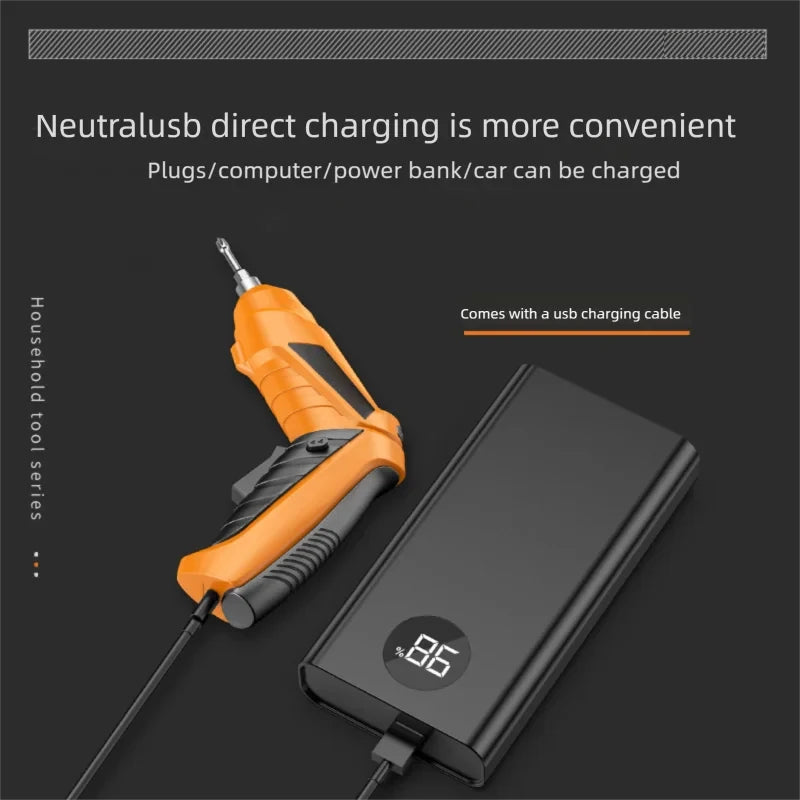 Destornillador eléctrico ZTEN, destornillador inalámbrico recargable, juego de destornilladores inalámbricos de impacto potente, Mini taladro, herramientas eléctricas