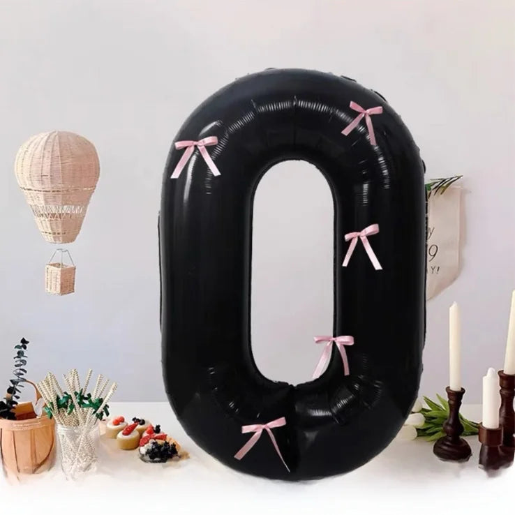 Globo de aluo con forma de corazón rosa, hueco, para fiesta de cumpleaños, marco de utilería para fotos, globo con nudo d...