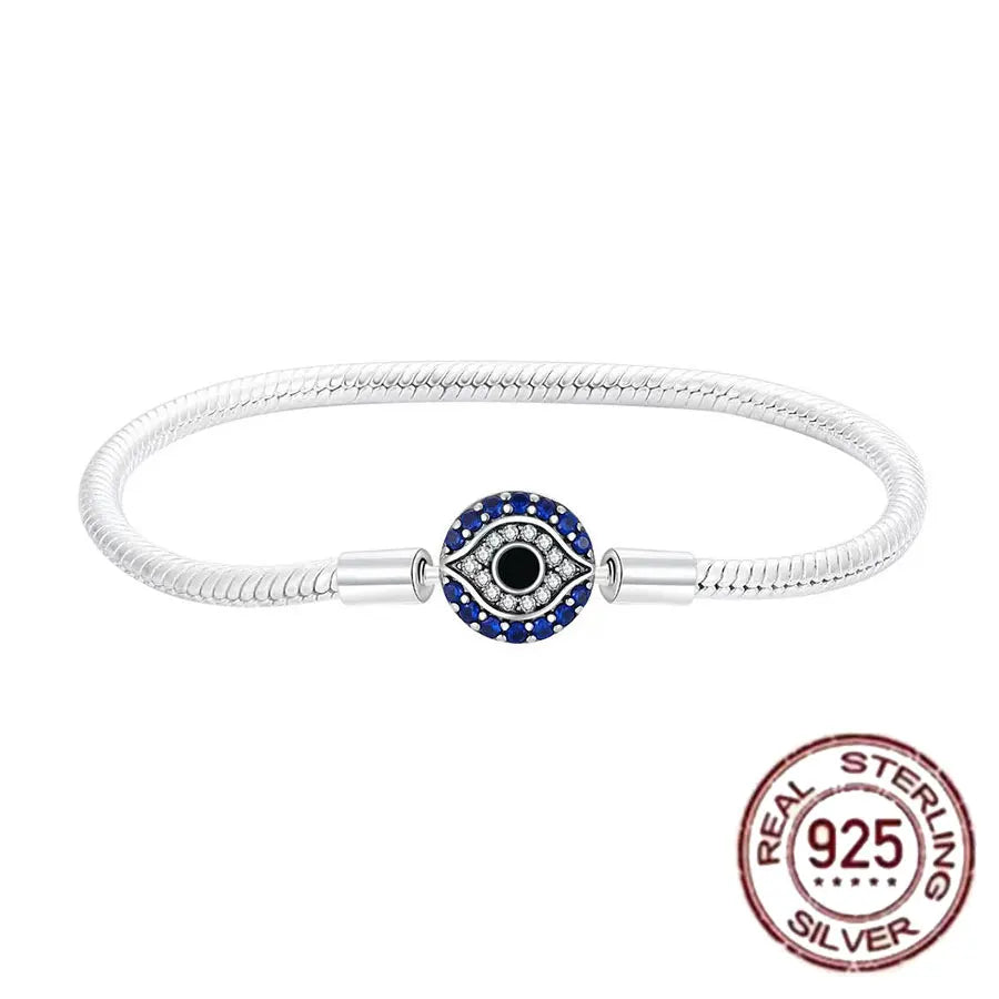 Pulsera de hueso de serpiente de Spider Man de plata de ley 100% S925, adecuada para pulsera Pandora, regalo de joyería de moda para mujer bi
