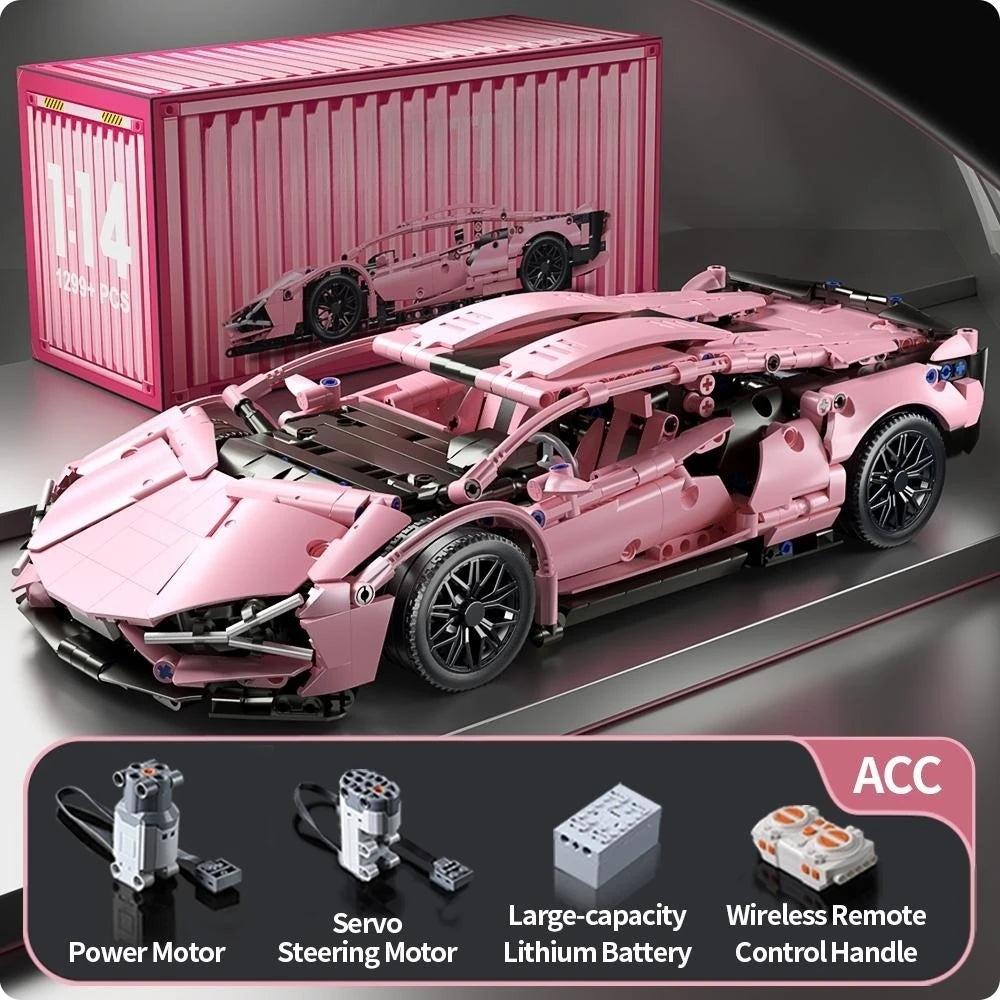 ToylinX bloques de construcción técnicos coche de carreras deporte vehículo de velocidad modelo ciudad mecánica Super ladrillos rompecabezas juguetes regalo para adultos