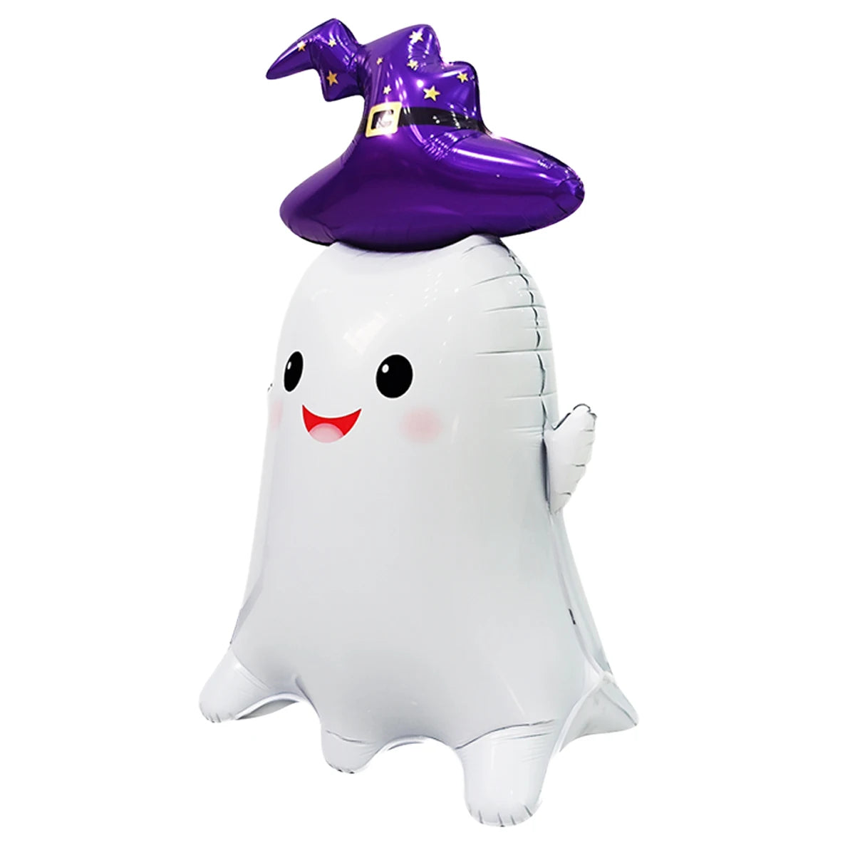 Juego de globos de papel de aluminio con soporte gigante, globo de calabaza, fantasma, bruja, árbol fantasma, decoraciones para fiesta de Halloween, 1 Juego