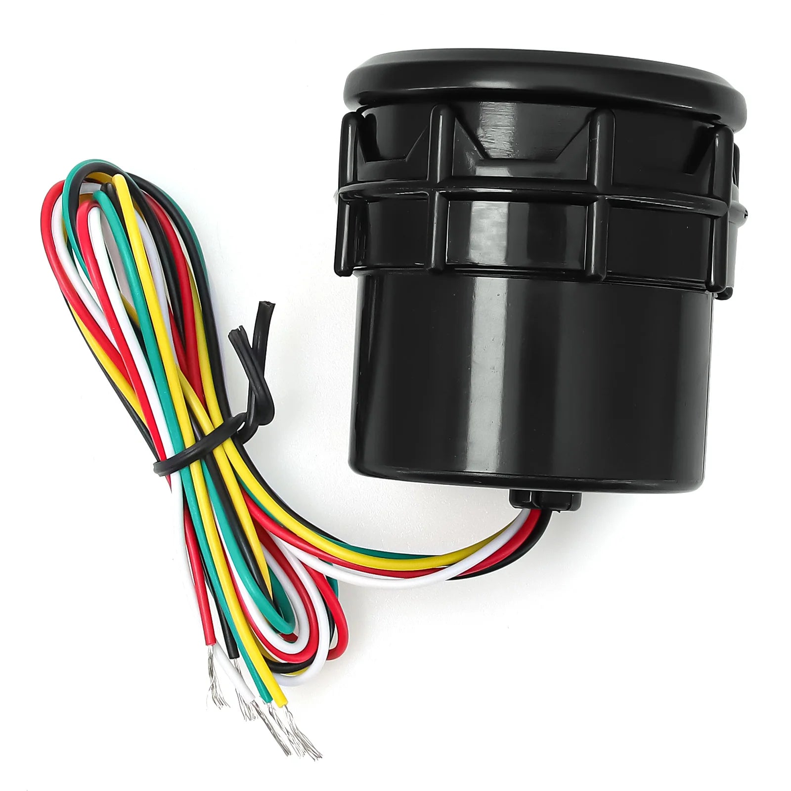 Tacómetro automático con lente ahumada de 2 '', 52mm, luz roja LED blanca, medidor de 0-8000 RPM, tacómetro para coche para vehículos universales de 1-8 cilindros