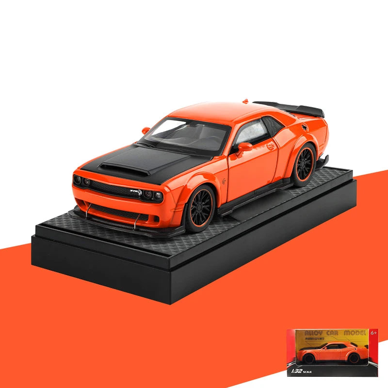 1:32 Dodge Challenger SRT Hellcat Redeye V8 de aleación de Metal a Diecast modelo de coche deportivo de Músculo americano colección de decoraciones de Hobby