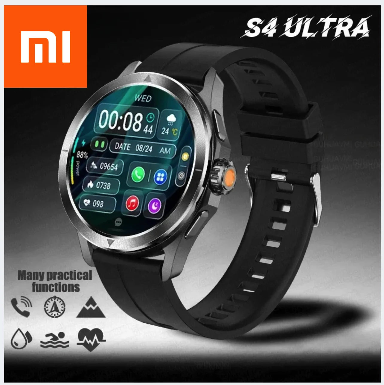 Xiaomi 2025 nuevo reloj inteligente hombres mujeres Smartwatch hombres reloj electrónico para Android IOS Fitness Tracker moda reloj inteligente mujeres
