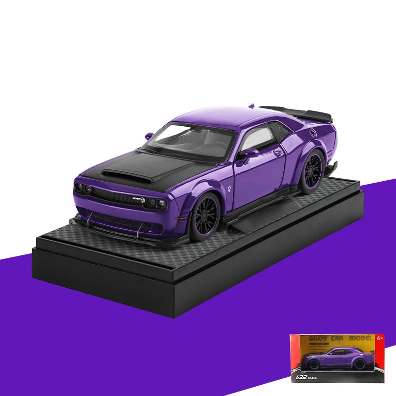1:32 Dodge Challenger SRT Hellcat Redeye V8 de aleación de Metal a Diecast modelo de coche deportivo de Músculo americano colección de decoraciones de Hobby
