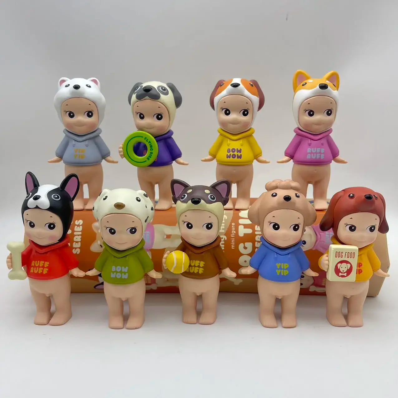 Nueva caja ciega de la serie temporal de Sonny Angel Dog de alta calidad, figuras de Anime de escritorio para aniversario, adornos, muñecos de juguete, regalos de cumpleaños