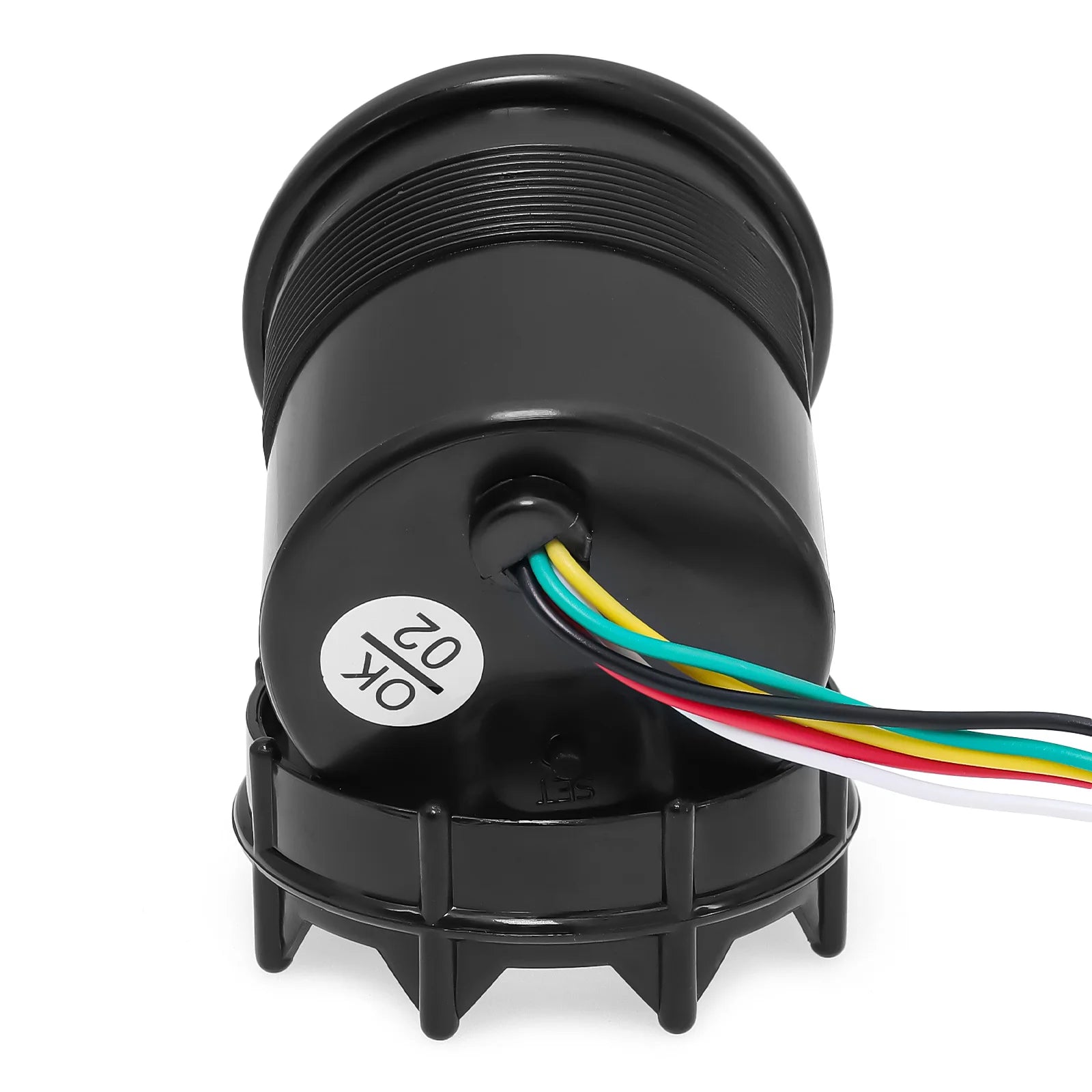 Tacómetro automático con lente ahumada de 2 '', 52mm, luz roja LED blanca, medidor de 0-8000 RPM, tacómetro para coche para vehículos universales de 1-8 cilindros