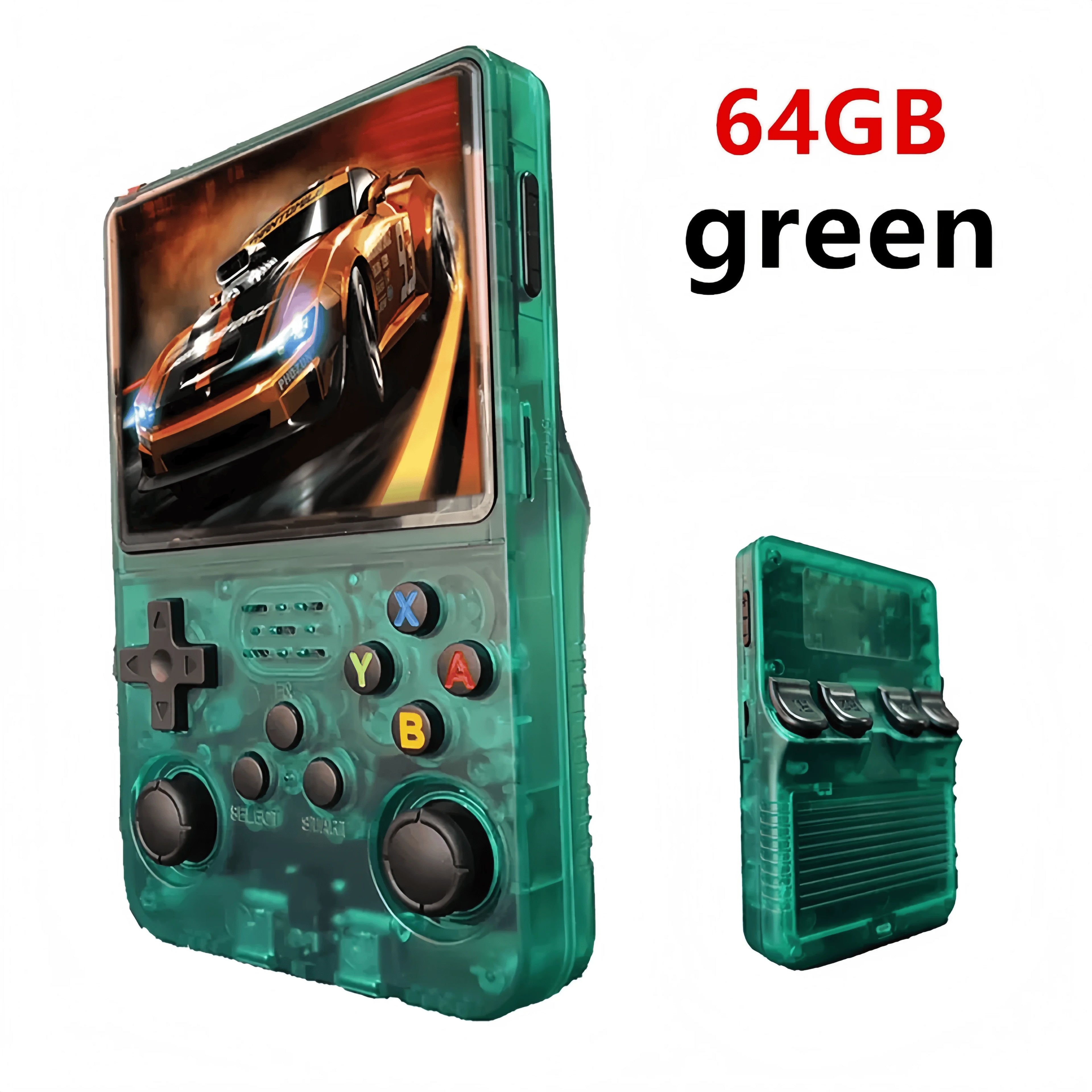 Consola de videojuegos portátil Retro R36S, pantalla IPS de 3,5 pulgadas, 128GB, reproductor de bolsillo portátil precargado con sistema Linux