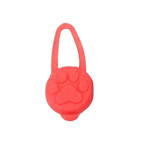 1 unidad de linterna LED nocturna para perro, Collar para perro y gato, colgante brillante, Collar de seguridad para mascotas, collares luminosos de decoración