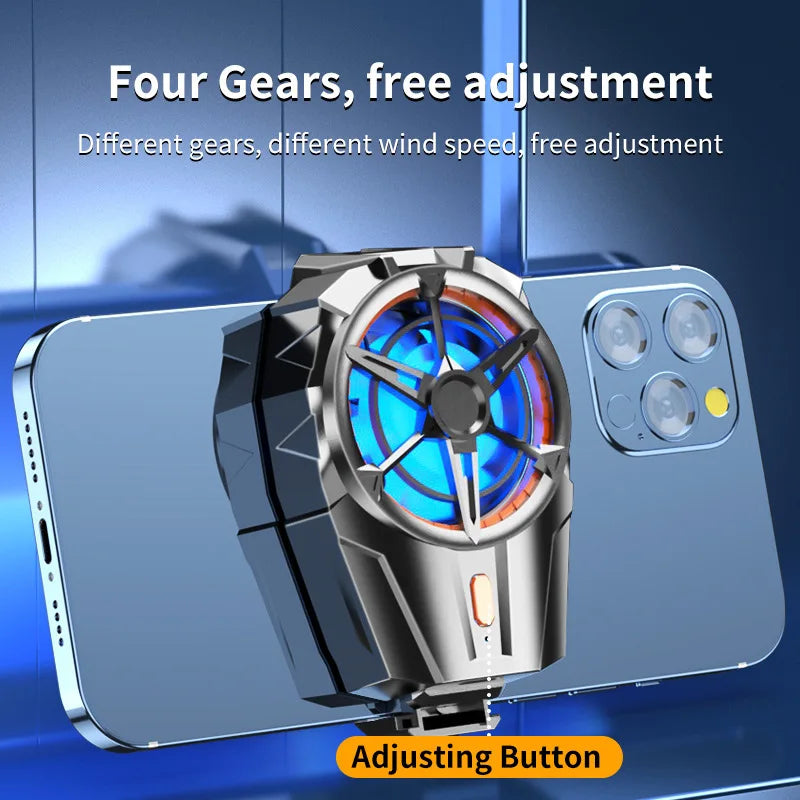 Enfriador de teléfono móvil, ventilador portátil recargable para juegos, Enfriador de teléfono para juegos, accesorios para teléfono móvil Black Shark
